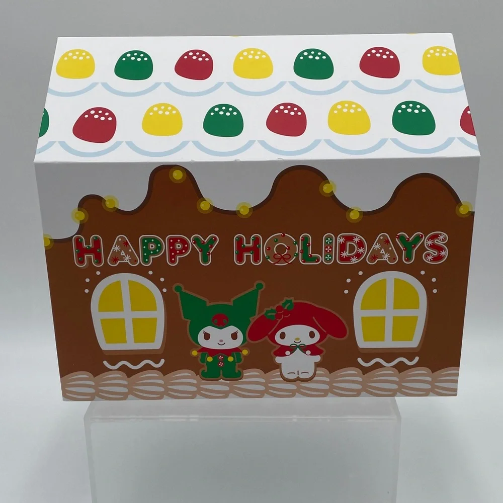 Hello Kitty Christmas Plush Throw in Magnetic Closure Gingerbread House 46‎ x 60